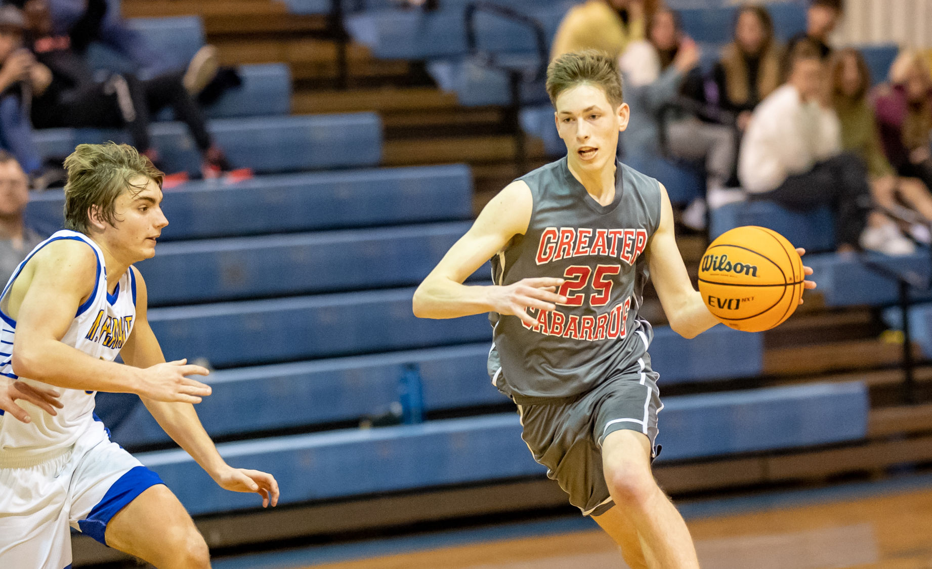 Friday night basketball action